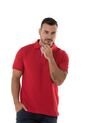 Camiseta Tipo Polo Basica Para Hombre Roja Hamer de Hamer