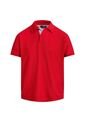 Camiseta Tipo Polo Basica Para Hombre Roja Hamer de Hamer