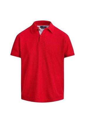 Camiseta Tipo Polo Basica Para Hombre Roja Hamer