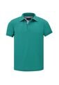 Camiseta Tipo Polo Basica Para Hombre Verde Jade Hamer de Hamer