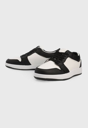 Tenis Lifestyle Blanco-Negro HANG TEN