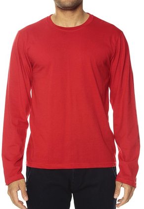 Camiseta Manga Larga  Roja   HANG TEN