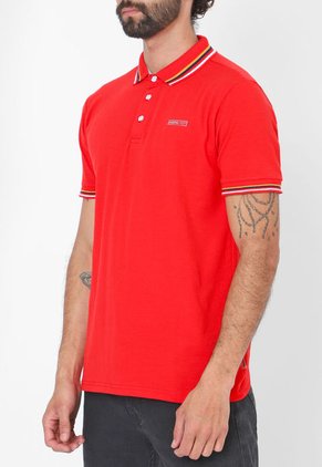 Polo Rojo-Amarillo-Blanco HANG TEN