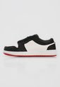 Tenis Lifestyle Blanco-Negro-Rojo HANG TEN de HANG TEN