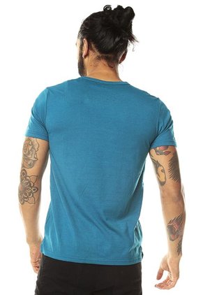 Camiseta Azul aguamarina HANG TEN