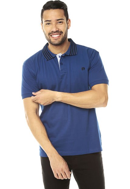 Camiseta Polo Azul Royal HANG TEN - Compra Ahora | Dafiti Colombia