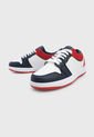 Tenis Lifestyle Blanco-Azul-Rojo HANG TEN de HANG TEN
