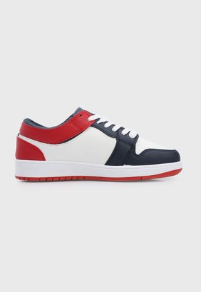 Tenis Lifestyle Blanco-Azul-Rojo HANG TEN