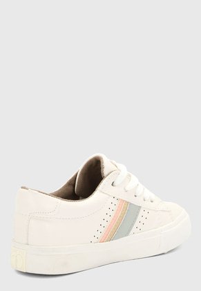 Tenis Blanco-Gris-Rosa HANG TEN KIDS