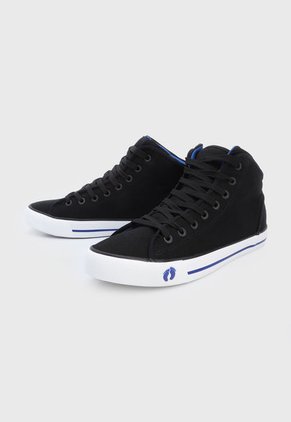 Tenis Lifestyle Negro-Blanco-Azul HANG TEN