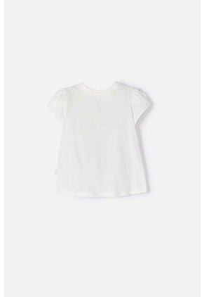 Camiseta De Peppa Pig Marfil Estampada En Frente Para Niña 2T A 5T 3T