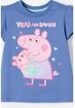 Pijama De Peppa Pig Multicolor De Camiseta Manga Corta Para Niña 2T A 5T 2T de Hasbro