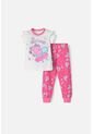 Pijama Peppa Pig Con Pantalón Largo Marfil Y Rosado Para Niña 2T A 5T 5T de Hasbro