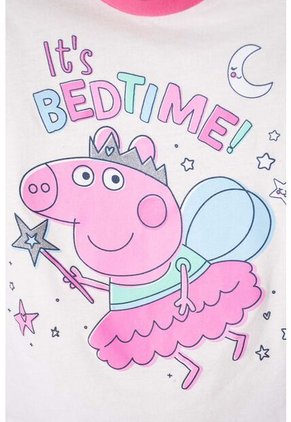 Pijama Peppa Pig Con Pantalón Largo Marfil Y Rosado Para Niña 2T A 5T 5T