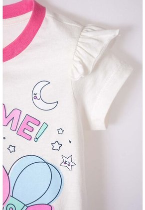 Pijama Peppa Pig Con Pantalón Largo Marfil Y Rosado Para Niña 2T A 5T 5T