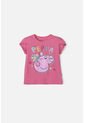 Camiseta De Peppa Pig Rosada Con Estampado Brillante Para Niña 2T A 5T 5T de Hasbro