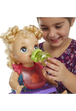 Muñeca Baby Alive Bebe Come Feliz Rubia