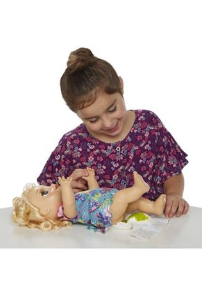 Muñeca Baby Alive Bebe Come Feliz Rubia