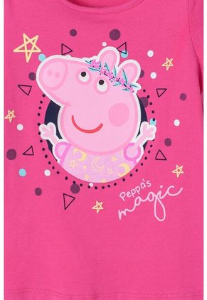 Camiseta De Peppa Manga Corta Rosada Para Niña 2T A 5T 2T