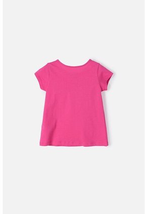 Camiseta De Peppa Manga Corta Rosada Para Niña 2T A 5T 2T