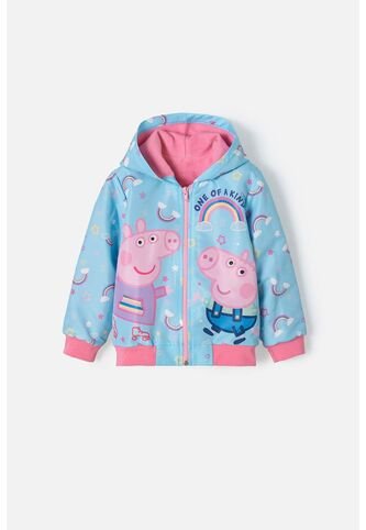Buzo De Peppa Pig Con Cierre Azul Para Niña 2T A 5T 5T Hasbro