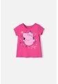 Camiseta De Peppa Manga Corta Rosada Para Niña 2T A 5T 5T de Hasbro