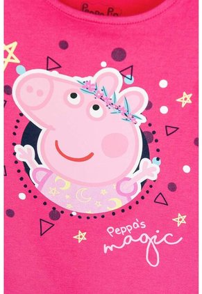 Camiseta De Peppa Manga Corta Rosada Para Niña 2T A 5T 5T