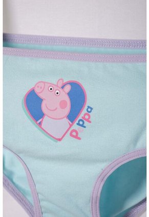 Pack X2 Panties De Peppa Pig Azul Y Blanco Niña 2T A 5T 2T