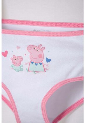 Pack X2 Panties De Peppa Pig Azul Y Blanco Niña 2T A 5T 2T