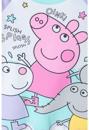Pijama De Peppa Pig De Pantalón Largo Lila Para Niña 2T A 5T 4T