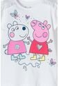 Camiseta De Peppa Pig Manga Corta Blanco Para Niña 2T A 5T 3T de Hasbro