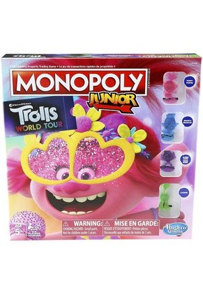 JUEGO DE MESA MONOPOLY JUNIOR TROLLS
