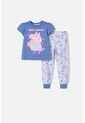 Pijama De Peppa Pig Multicolor De Camiseta Manga Corta Para Niña 2T A 5T 3T de Hasbro