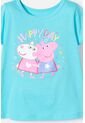 Camiseta De Peppa Pig Manga Corta Azul Para Niña 2T A 5T 3T de Hasbro