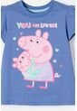 Pijama De Peppa Pig Multicolor De Camiseta Manga Corta Para Niña 2T A 5T 4T de Hasbro