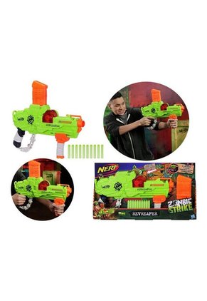 Pistola Nerf Zombie Revreaper- Hasbro