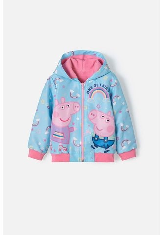 Buzo De Peppa Pig Con Cierre Azul Para Niña 2T A 5T 3T Hasbro