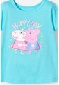 Camiseta De Peppa Pig Manga Corta Azul Para Niña 2T A 5T 2T de Hasbro