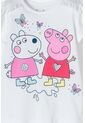 Camiseta De Peppa Pig Manga Corta Blanco Para Niña 2T A 5T 2T de Hasbro