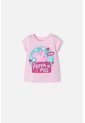 Camiseta De Peppa Pig Manga Corta Rosada Para Niña 2T A 5T 4T de Hasbro