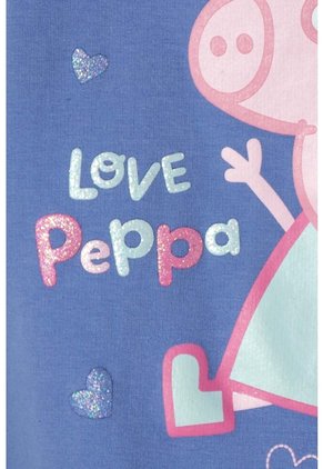 Buzo De Peppa Pig Morado De Diseño Cerrado Para Niña 2T A 5T 2T