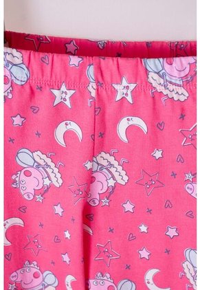 Pijama Peppa Pig Con Pantalón Largo Marfil Y Rosado Para Niña 2T A 5T 5T