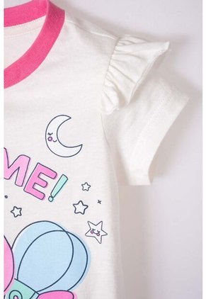 Pijama Peppa Pig Con Pantalón Largo Marfil Y Rosado Para Niña 2T A 5T 4T