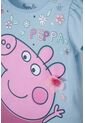 Camiseta De Peppa Pig  Manga Corta Azul Clara Para Niña 2T A 5T 5T de Hasbro