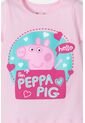 Camiseta De Peppa Pig Manga Corta Rosada Para Niña 2T A 5T 2T de Hasbro