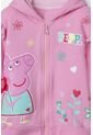 Buzo De Peppa Pig Rosado Abierto Con Capucha Para Niña 2T A 5T 2T de Hasbro