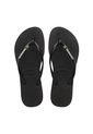Sandalias Negro Havaianas Slim Brasil de Havaianas