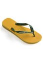 Sandalias Amarillo Havaianas Logo Brasil de Havaianas