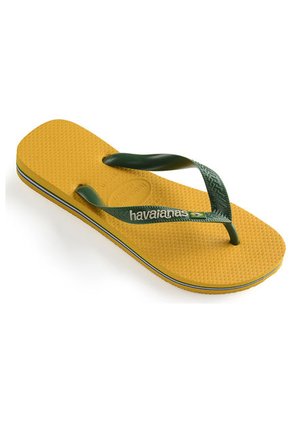 Sandalias Amarillo Havaianas Logo Brasil