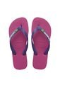 Sandalias Morado Havaianas Logo Brasil de Havaianas